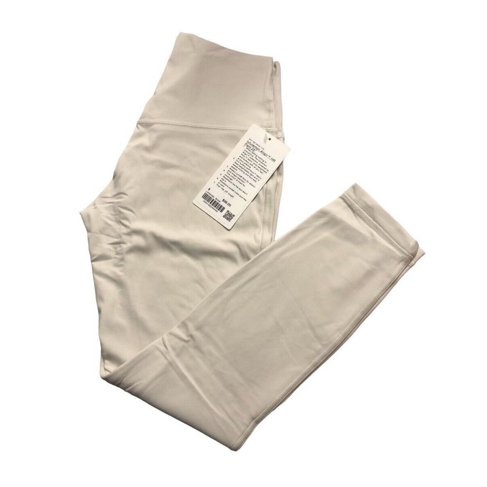 Lululemon Align HR Womens Legging 25” Color Bone White Size 8 $98 New w/tag - Picture 3 of 6
